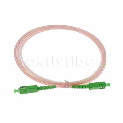 SCAPC to SCAPC Newly Developed Invisible Self-Adhesive Fiber Optic Patchcord for FTTH FTTR Application