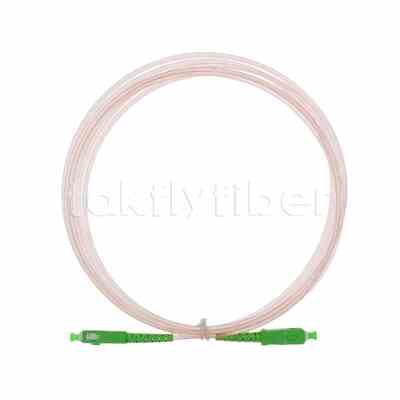 SCAPC to SCAPC Newly Developed Invisible Self-Adhesive Fiber Optic Patchcord for FTTH FTTR Application