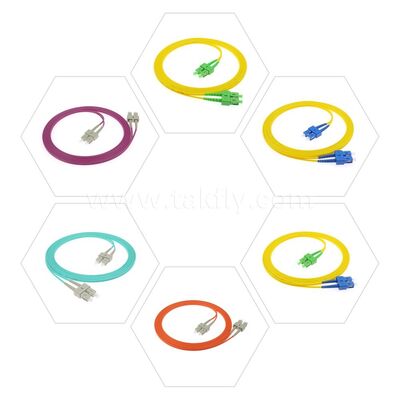 FTTH データセンターテレコム用光ファイバーパッチコード LC/Sc/FC/St シングルモード/マルチモード Upc/APC シンプレックス/デュプレックス ジャンパー