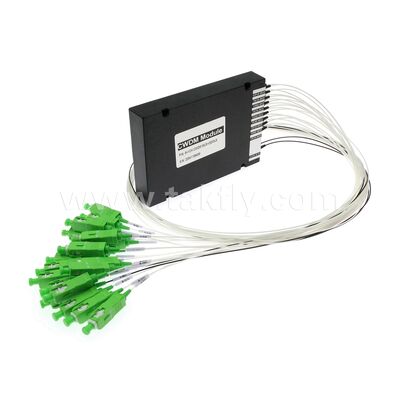 CWDM 8+1 チャンネル MUX & DEMUX ABS モジュール データセンター FTTX 用光ファイバー