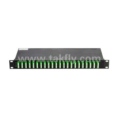 DWDM 100GHz AWG 40CH MUX+DEMUX データセンター通信5G用光ファイバー