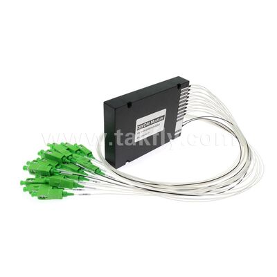 ファイバーオプティックDWDM 8+1チャネル MUX+DEMUX 5G通信データセンター用ABSモジュール