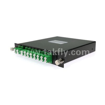 データセンター通信 5G用 光ファイバー DWDM 8+1ch MUX+DEMUX LGXモジュール