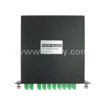 データセンター通信 5G用 光ファイバー DWDM 8+1ch MUX+DEMUX LGXモジュール