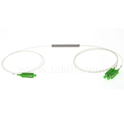 光ファイバーPLCスプリッター 1*N スチールチューブ SC APC/UPC 0.9mm データセンター通信FTTX用
