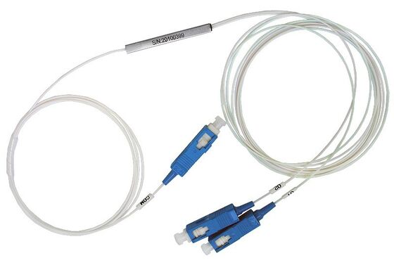 光ファイバーPLCスプリッター 1*N スチールチューブ SC APC/UPC 0.9mm データセンター通信FTTX用