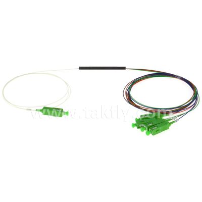 PLC スプリッタ 0.9 ミリメートル色コンセントミニ鋼管 SC APC/UPC 光ファイバーデータセンターテレコム FTTX