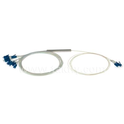 ファイバーオプティックPLCスプリッタ 2*N スチールチューブSC APC/UPC 0.9mm データセンター 通信 FTTX