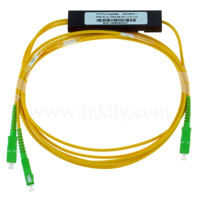 Fttxテレコムデータセンターのための光ファイバーPLCスプリッターABSボックス 1xNSC APC/UPC