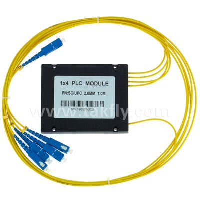Fttxテレコムデータセンターのための光ファイバーPLCスプリッターABSボックス 1xNSC APC/UPC
