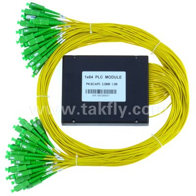 Fttxテレコムデータセンターのための光ファイバーPLCスプリッターABSボックス 1xNSC APC/UPC