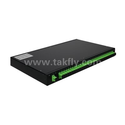 光ファイバー PLC スプリッターラック マウント シングルモード G657A SC APC/UPC データセンター 通信 FTTx