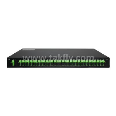 光ファイバー PLC スプリッターラック マウント シングルモード G657A SC APC/UPC データセンター 通信 FTTx