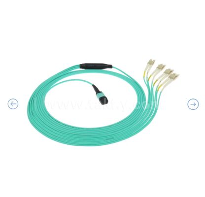 MPO/MTP-LC ブレイクパッチコード 密度の高い多コア光ファイバーケーブル