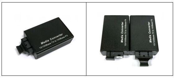 ミニ 1 ポート 10/100Base-TX から 100Base-FX へのファイバー メディア コンバーター - 高性能で信頼性の高いネットワーク