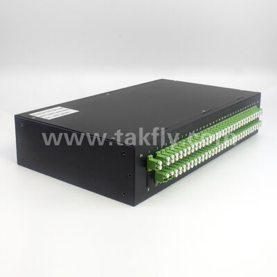 1×128 ハイポートカウント PLC スプリッターラック マウントパッチパネル 超高密度 FTTX 配送
