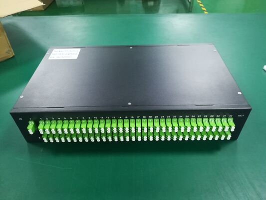 1×128 ハイポートカウント PLC スプリッターラック マウントパッチパネル 超高密度 FTTX 配送