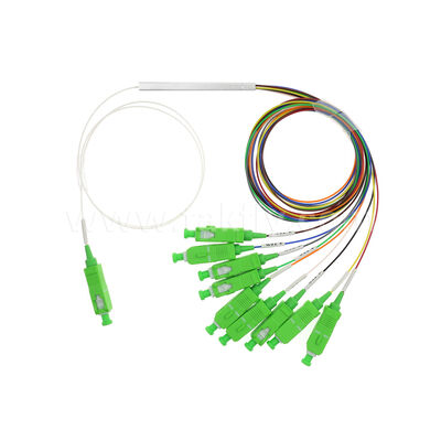 FTTH/FTTX光学配送ネットワーク用0.9mmファイバーを搭載した1×9チャネルPLCスプリッター