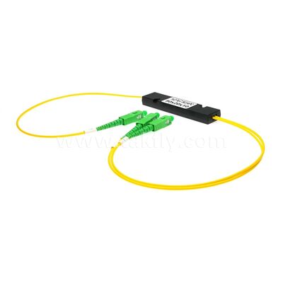 PLCファイバースプリッタ 3.0mmミニABSボックス,SM G657A1,SC/APC,PONシステムにおける光信号結合と配送のために