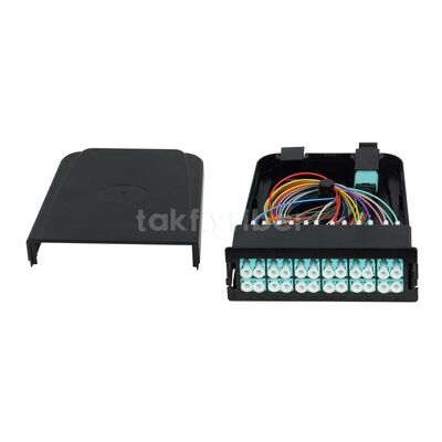 タクフライ 1U/2U スライディングパッチパネル 高密度プラグアンドプレイ MTP/MPO to LC カセット 最大 192 ファイバー