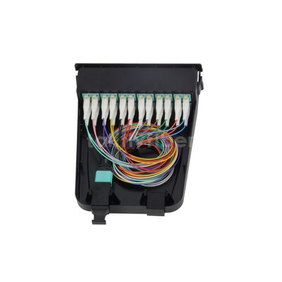 タクフライ 1U/2U スライディングパッチパネル 高密度プラグアンドプレイ MTP/MPO to LC カセット 最大 192 ファイバー