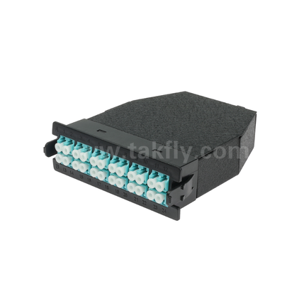 MPO/MTP から LC 前端カセットモジュール 12‐Core または 24‐Core,LC デュプレックスフロントパネル,ダブル MPO 後部アダプター,高密度データセンターケーブル用のプラグアンドプレイ