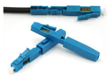 屋内ドロップ ケーブル用 FTTH 現場組み立て LC/UPC 現場設置可能ファイバー高速コネクタ (組み込み UPC)
