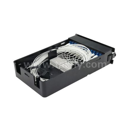 前置きカセットモジュール TK‐HRM‐04, 12C/24C,デュアルモード:LCピッグテール・フュージョンまたはMPO‐LCカセット管理,データセンターケーブル配線のためのプラグアンドプレイ