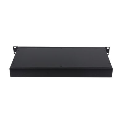 OEM 1U 19 インチ 2x64 ラックマウント LC 光ファイバー PLC スプリッター、FTTx データセンター用