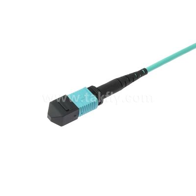MPO MTP パッチコード MM OM3 トランクケーブル 12F データセンターのAI通信ケーブル用光ファイバー