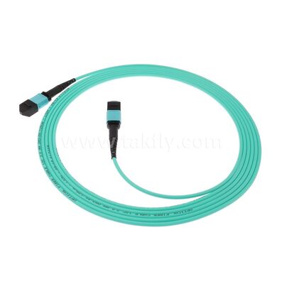 MPO MTP パッチコード MM OM3 トランクケーブル 12F データセンターのAI通信ケーブル用光ファイバー