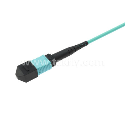 MPO MTP パッチコード MM OM3 トランクケーブル 12F データセンターのAI通信ケーブル用光ファイバー