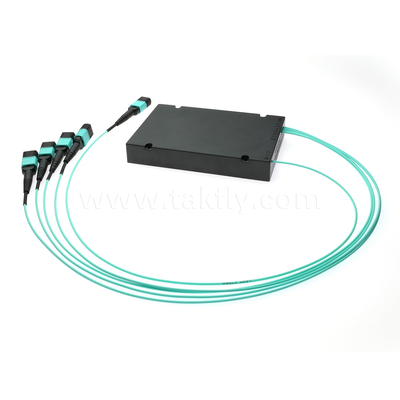 MPO/MTP Fanout Cable PLC Splitter 1x4 SM/MM データセンターのための光ファイバー FTTX