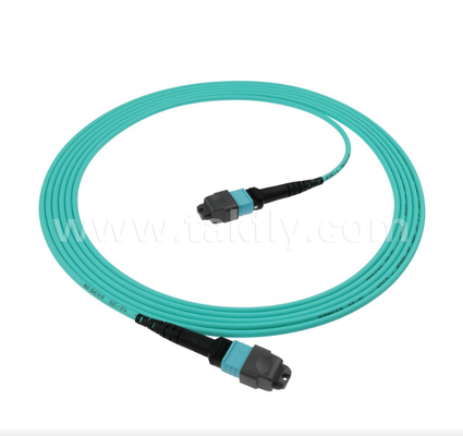 MPO/MTP 16-Fiber OM4 トランクケーブル 超大規模データセンターのための高密度,低挿入損失 (40G/100G/400G Ready)