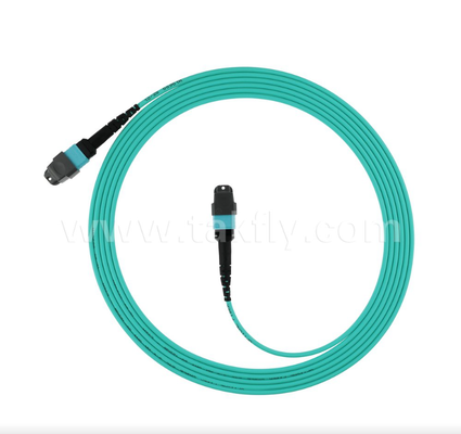 MPO/MTP 16-Fiber OM4 トランクケーブル 超大規模データセンターのための高密度,低挿入損失 (40G/100G/400G Ready)