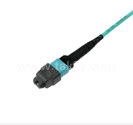 MPO/MTP 16-Fiber OM4 トランクケーブル 超大規模データセンターのための高密度,低挿入損失 (40G/100G/400G Ready)