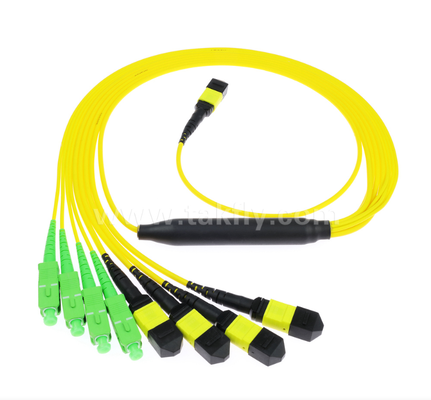1×8 MPO/MTP to SC/APC PLC Splitter – Single-mode, Low Insertion Loss, High-Density Optical Distribution for Data Centers