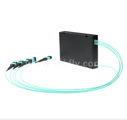 1×4 MPO/MTP OM3 PLCスプリッタ 高密度多光ファイバースプリッタ データセンター用