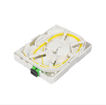 TKS-1806-02GB ファイバー終了ボックス- デスクまたは壁マウント, FTTH ファイナルドロップとピグテール終了に理想的です