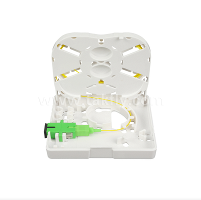 TKS-1806-02GB ファイバー終了ボックス- デスクまたは壁マウント, FTTH ファイナルドロップとピグテール終了に理想的です