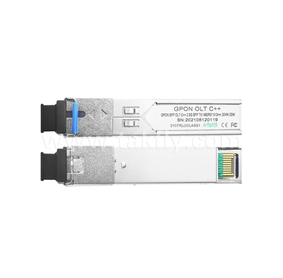 GP4321-3SCDC2x GPON OLT クラスC++ SFPトランシーバー – 2.5G/1.25G, 1490nm DFB, 1310nm APD-TIA, SC/UPC, 32dB+ リンクバジェット