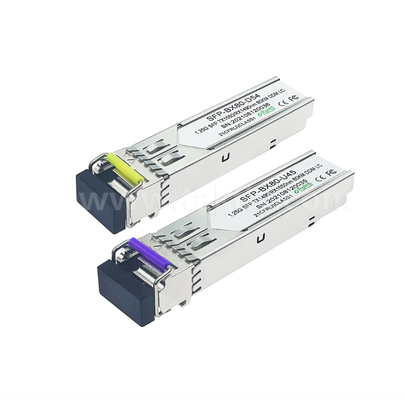 80km SFP BiDiトランシーバー – 1.25G/1.063Gデュアルレート、1490nm DFB、PIN、LC simplex、産業用温度対応