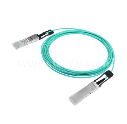 40G QSFP+アクティブ光学ケーブル 4チャネルフル・デュプレックス,1レーンあたり11.3Gbps,低電力,ホットプラグ可能