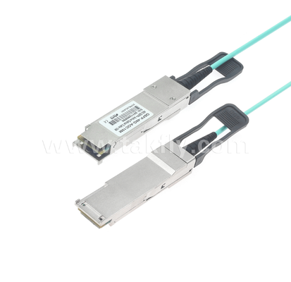 40G QSFP+アクティブ光学ケーブル 4チャネルフル・デュプレックス,1レーンあたり11.3Gbps,低電力,ホットプラグ可能