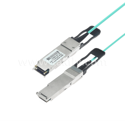 40G QSFP+から4x10G SFP+ アクティブ光ケーブル – ブレークアウト、4チャンネル全二重、VCSEL、ホットプラグ対応