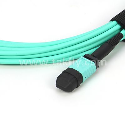 マルチモード光ファイバーケーブル 12/24 コア Mpo Mtp Om3 データセンター用