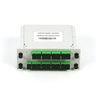 ネットワークの1*16 SC/APC SM G657A1 LGXカセット タイプ繊維光学PLCのディバイダー