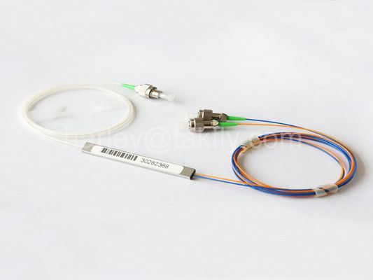 GPON 1x2繊維のディバイダーのカプラーの鋼鉄管SCのコネクターFTTH