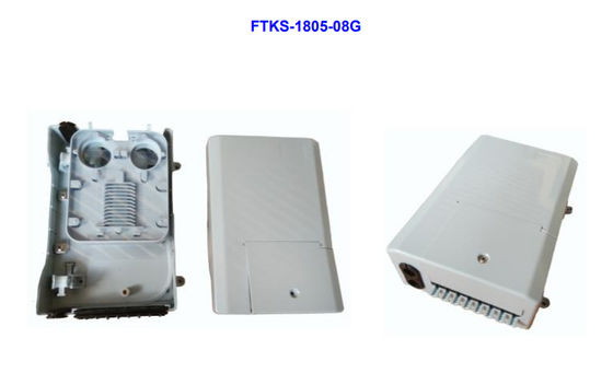FTTH 8左舷屋外ABS+PCの仮眠の壁の台紙の接続点の繊維光学の端子箱