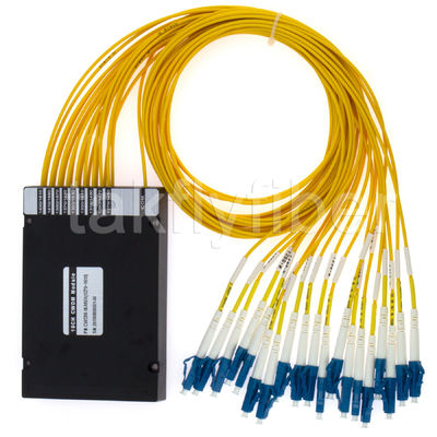 18CH CWDM Mux Demux任意単一繊維の波長分割多重方式のモニターの港